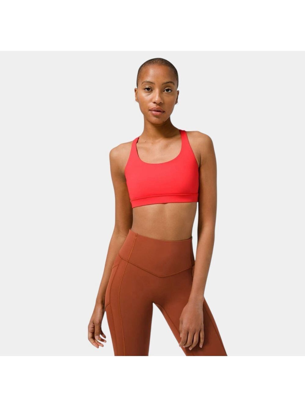 LULULEMON Energy Pink Punch Sports Bra, Athletic Bra, Sz 6